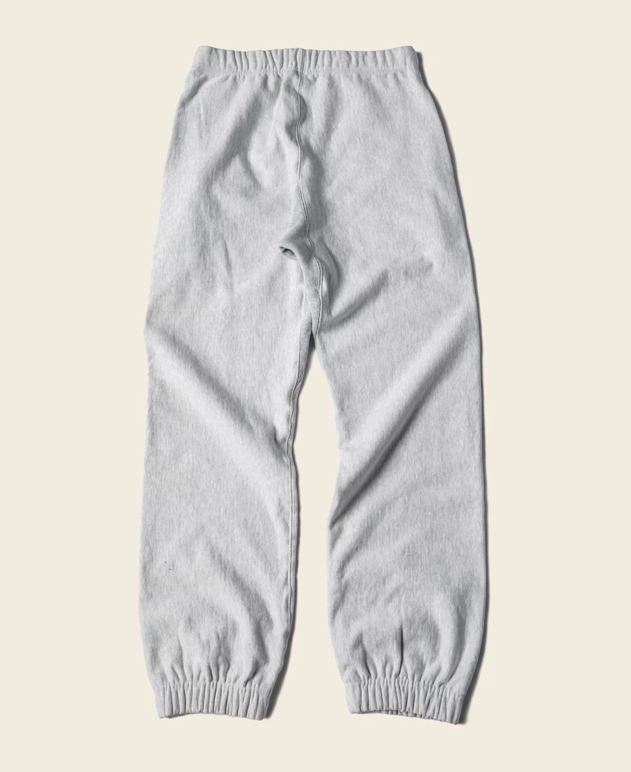 Bronson Men's Gray 1950s Terry Cloth Reverse Weave Sweatpants - 20.5 Oz Vintage Style