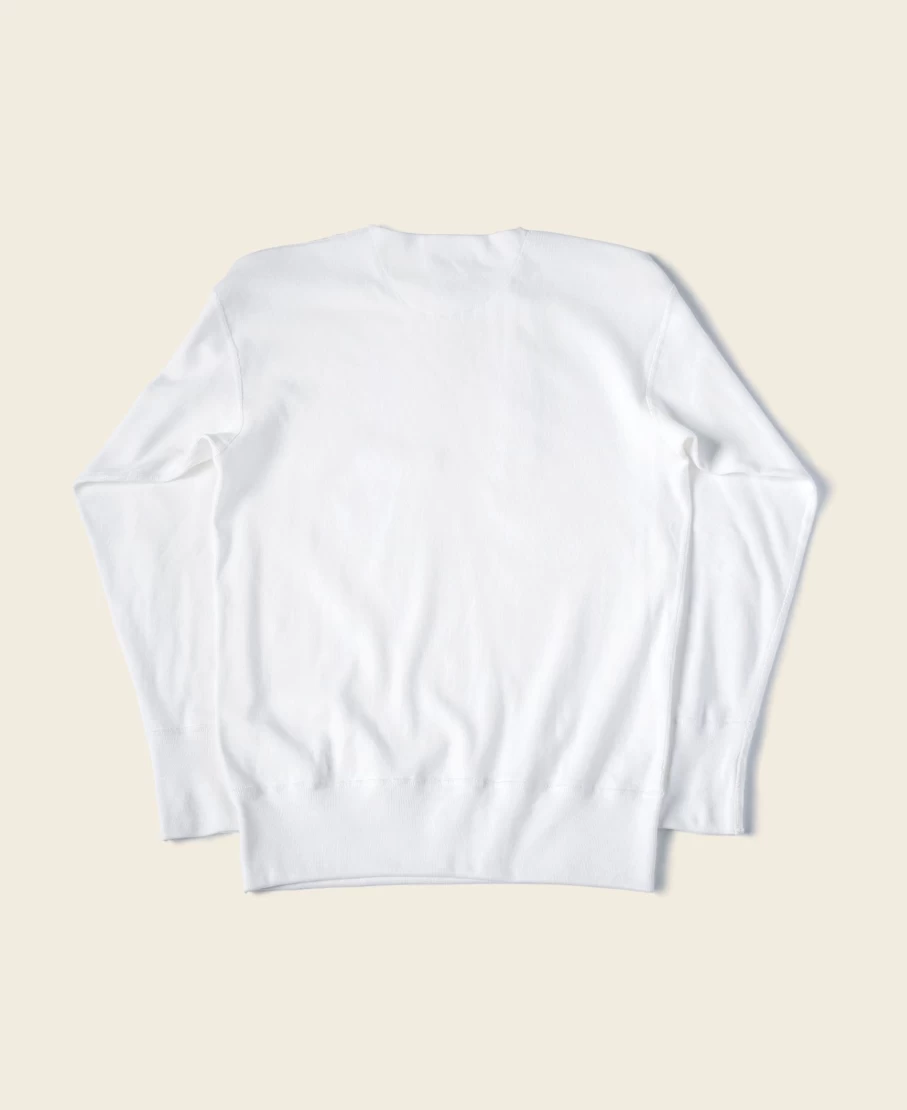 Bronson Men's White Henley Shirt - 14 Oz Side Button Casual Top