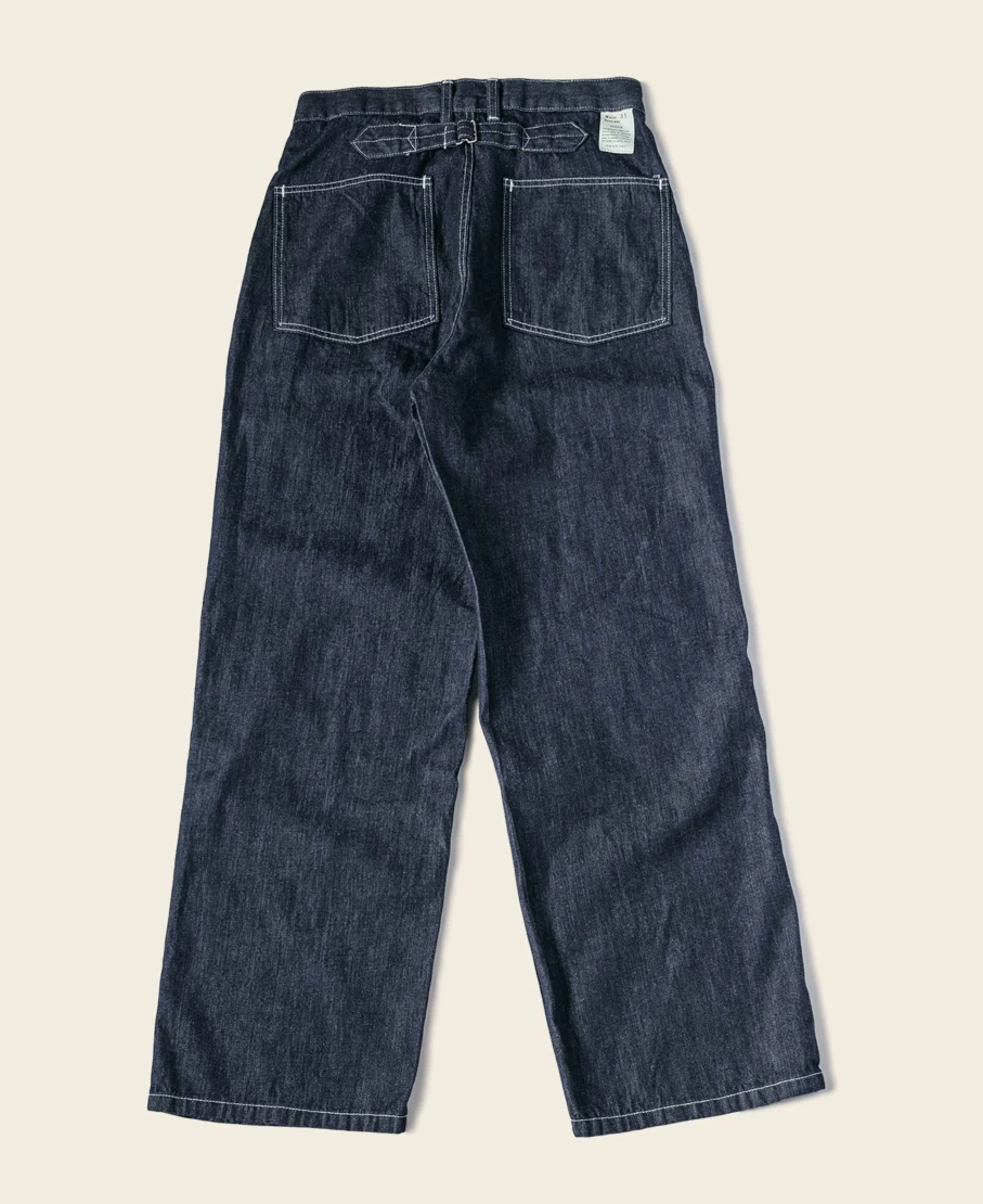 Bronson 1935 US Army CCC Fatigue Dungaree Pants for Men in Indigo