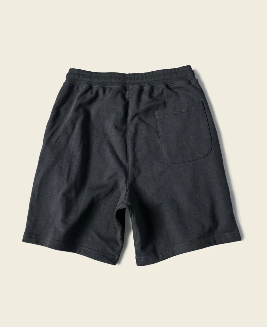 Bronson Men's Black French Terry Sweatpants - 15 Oz Comfort Shorts