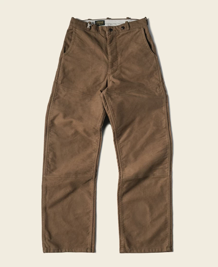 Bronson Men's Earth Yellow Moleskin Warden Pants Lot 955 - Durable Workwear